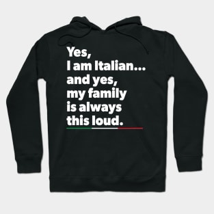 Italia product - Funny Italian Family print Hoodie